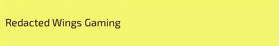 Redacted Wings Gaming